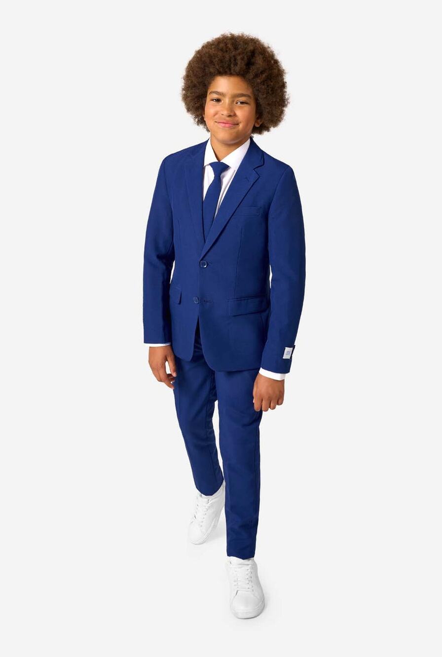 OppoSuits Boys Navy Royale Solid Color Suit 8Y